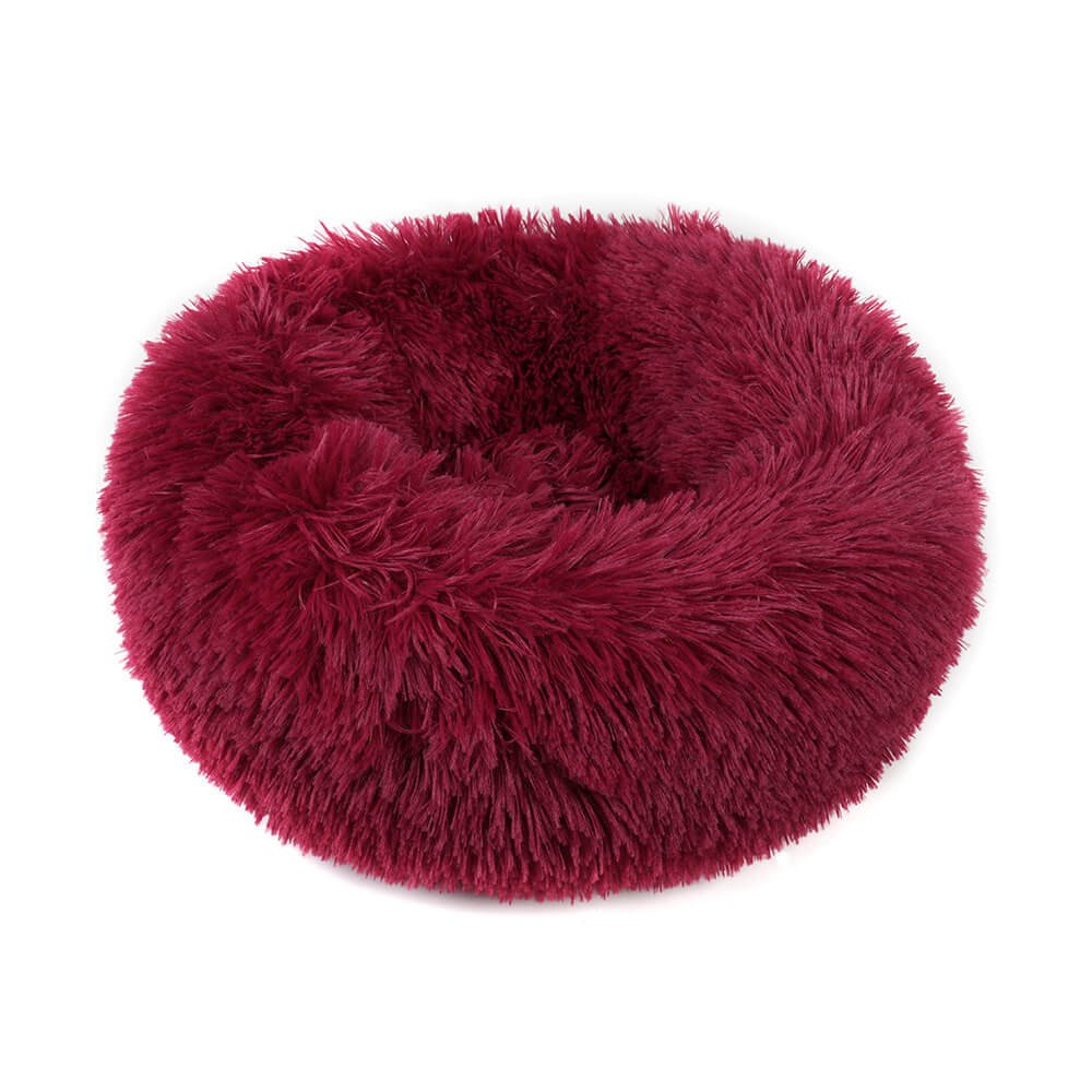 Small Large Pet Dog Puppy Cat Calming Bed Cozy Warm Plush Sleeping Mat Kennel, Round Small Large Pet Dog Puppy Cat Calming Bed Cozy Warm Plush Sleeping Mat Kennel, Round